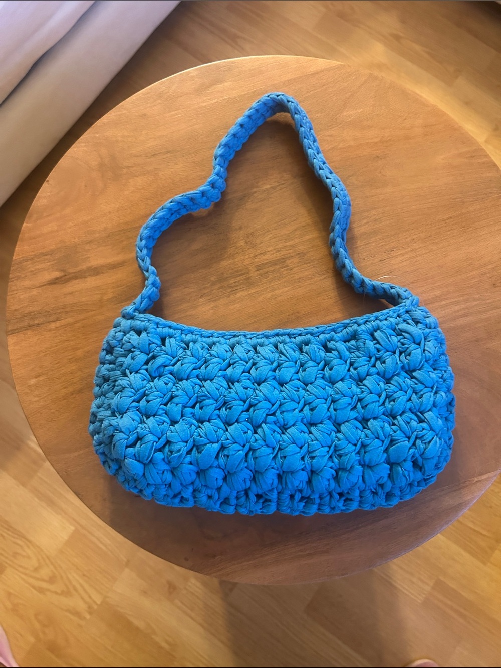 Topshop Woven Crochet Shoulder Bag
